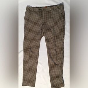Marycrafts Women’s - Dress Pants - brown’s and beige checks-‎ Size L